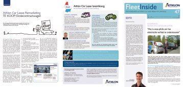 Athlon Car Lease remarketing te KOOP: eindecontractwagen