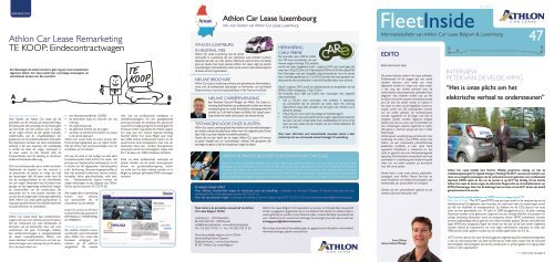 Athlon Car Lease remarketing te KOOP: eindecontractwagen