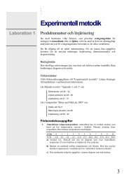 Experimentella metoder - Atomic Physics!