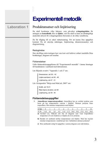 Experimentella metoder - Atomic Physics!