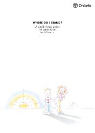 WHERE DO I STAND? A child's legal guide to separation and divorce.