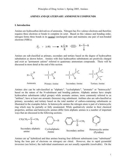 Amine Chemistry Tutorial Amine Chemistry Tutorial