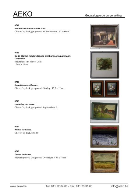 Gecatalogeerde burgerveiling - Auction In Europe