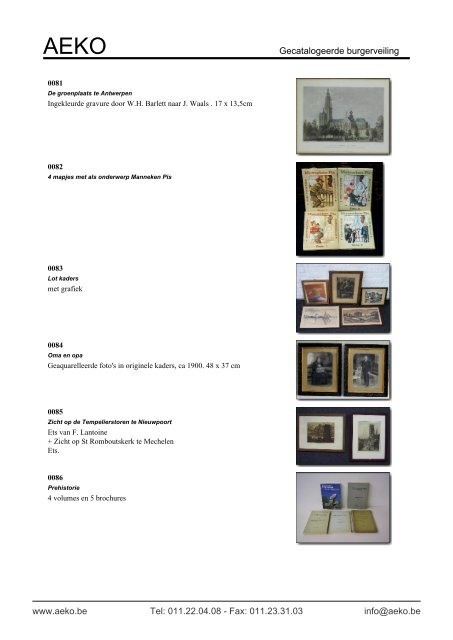 Gecatalogeerde burgerveiling - Auction In Europe