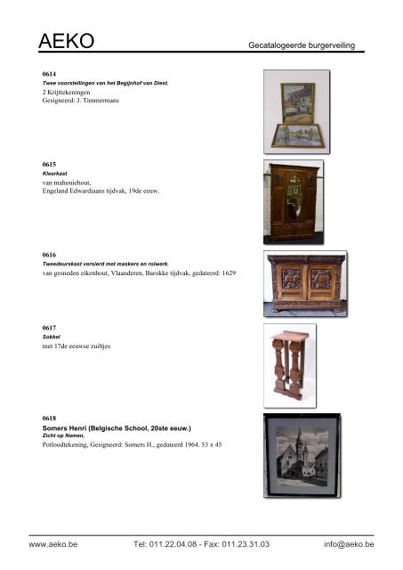 Gecatalogeerde burgerveiling - Auction In Europe