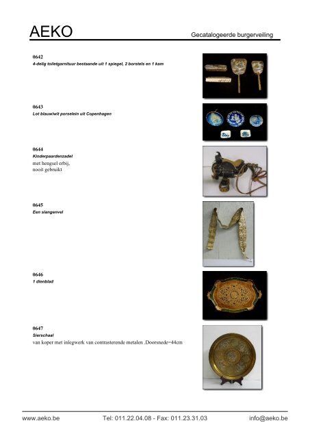 Gecatalogeerde burgerveiling - Auction In Europe