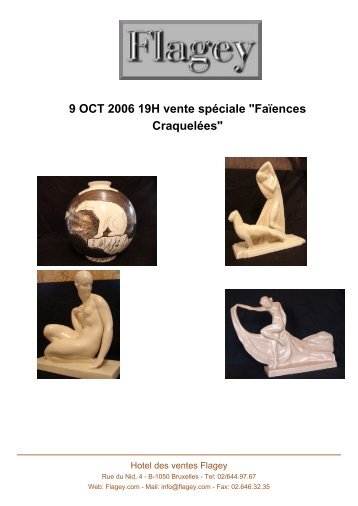 Faïences Craquelées - Auction In Europe
