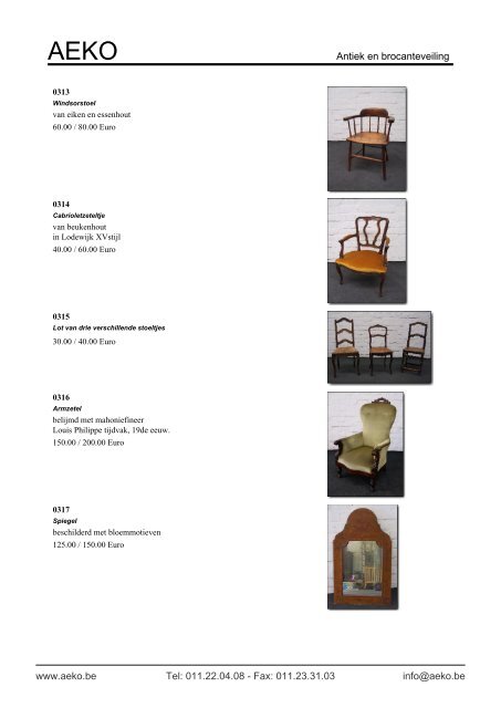 Antiek en brocanteveiling - Auction In Europe