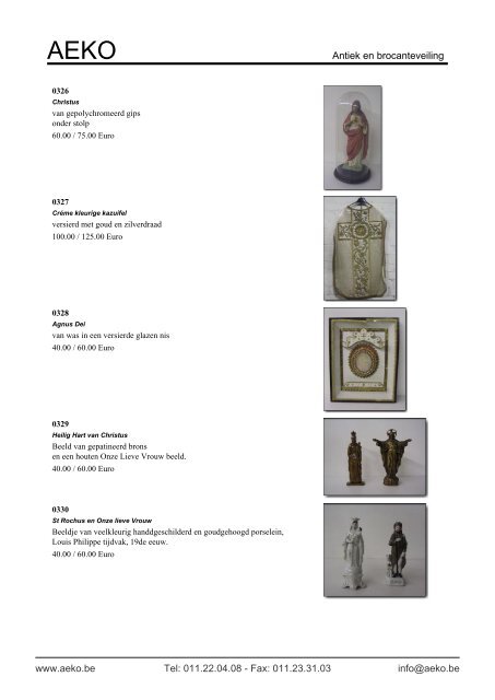 Antiek en brocanteveiling - Auction In Europe