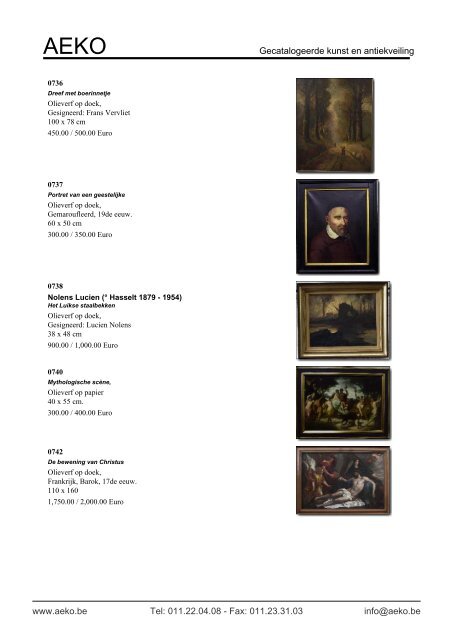 Gecatalogeerde kunst en antiekveiling - Auction In Europe