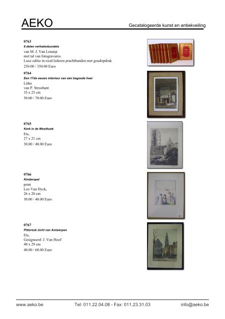 Gecatalogeerde kunst en antiekveiling - Auction In Europe