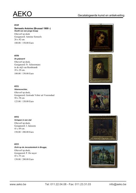 Gecatalogeerde kunst en antiekveiling - Auction In Europe