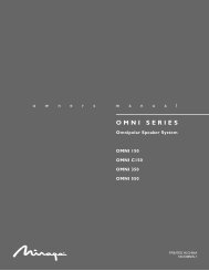 Omni Series (9 lang)5 singles - Audio Products Australia