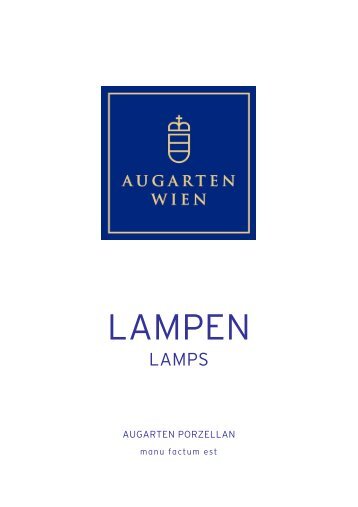 LAMPEN - Augarten Porzellan