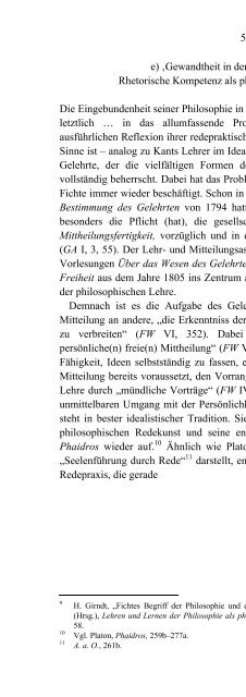 II. Fichtes öffentliche Lehre