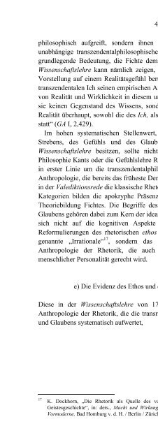 II. Fichtes öffentliche Lehre