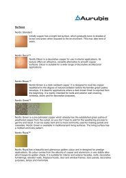 Surfaces Nordic Standard Initially copper has a bright red ... - Aurubis