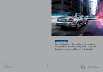 Kundeninformation zu Mercedes-Benz ... - Autohaus Peter