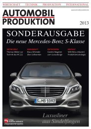 Leseprobe der Sonderausgabe - Automobil Produktion