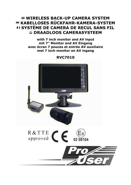 RVC7010 Manual EN DE FR NL on Sep 6 - ATI Autoteile Immler