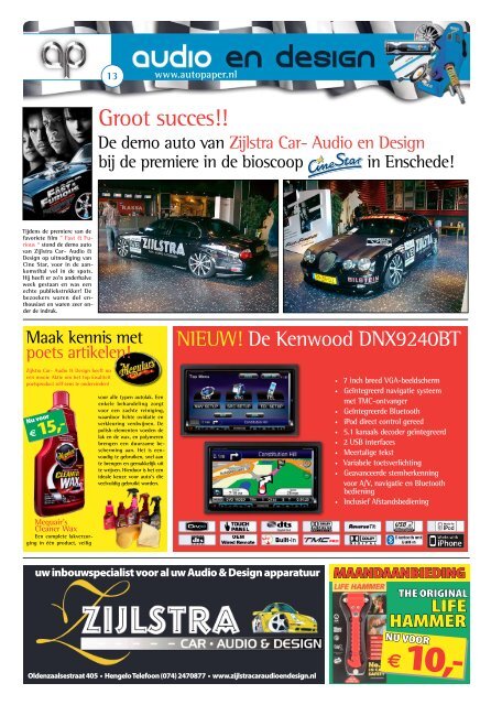 VOOR u GEtESt Voor u getest - Autopaper