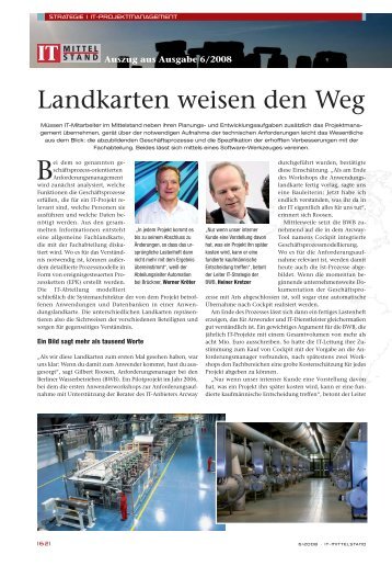 Berliner Wasserbetriebe in der IT Mittelstand - Arcway AG
