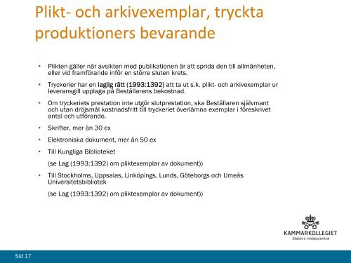 Presentation ramavtal Tryckeritjänster - Avropa.se