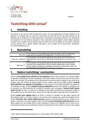 DOS-schaal-uitleg - AZ Alma