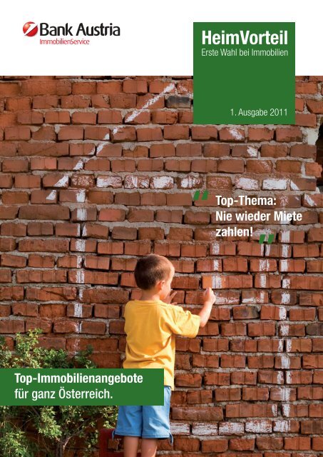 Heimvorteil Bank Austria Immobilienservice