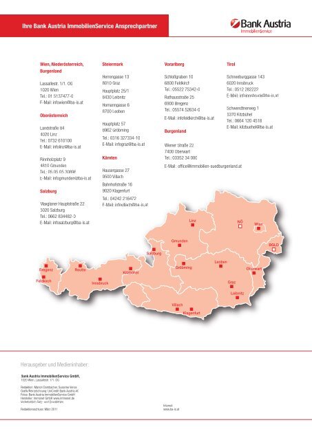 HeimVorteil - Bank Austria ImmobilienService