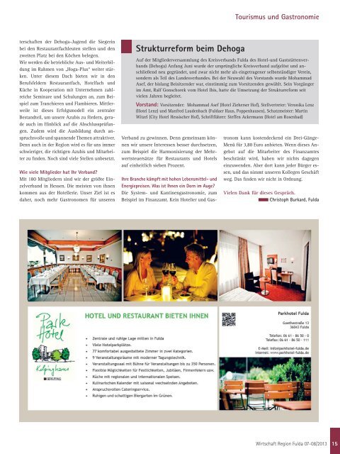 IHK Magazin Fulda 07-08/2013 - B4B MITTELHESSEN