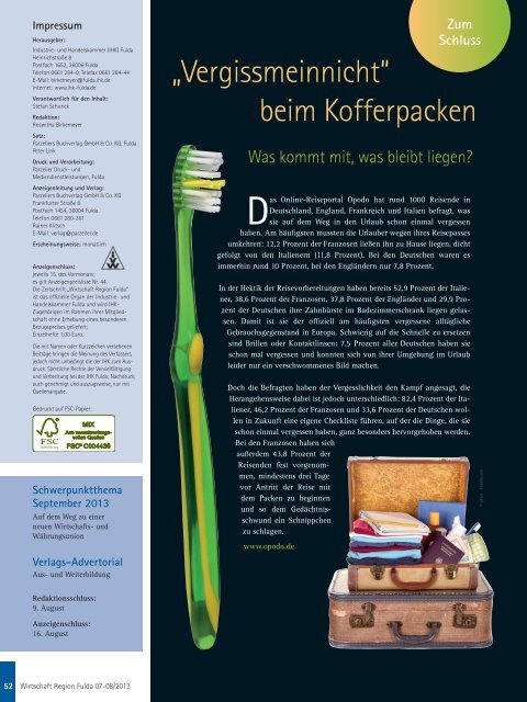 IHK Magazin Fulda 07-08/2013 - B4B MITTELHESSEN