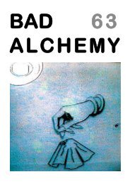 Printversion vergriffen: Freier Download BA 63 als PDF - Bad Alchemy