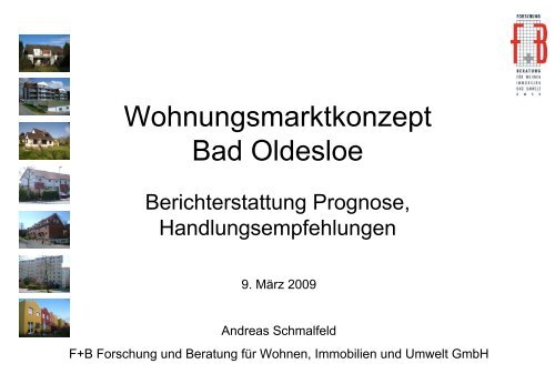 Wohnungsmarktkonzept Bad Oldesloe