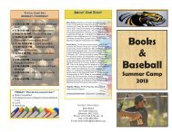 Books & Baseball - Baltimore City Public Schools