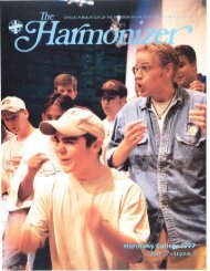 May 1997, Vol. 57 No. 3 - Barbershop Harmony Society