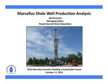 Marcellus Shale Well Produc on Analysis - Powell Shale Digest