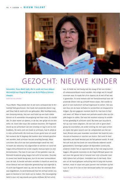 GEZOCHT: NIEUWE KINDER - Bas Maliepaard