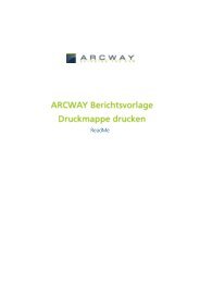 Readme (*) - Arcway AG