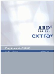 Programmwoche 33/2009 - ARD Digital