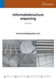 Informatiebrochure België - Baustahlgewebe