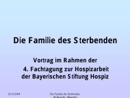 M. Besseler - Die Familie des Sterbenden - Bayerische Stiftung Hospiz