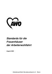 Standards für Frauenhäuser - AWO Landesverband Bayern