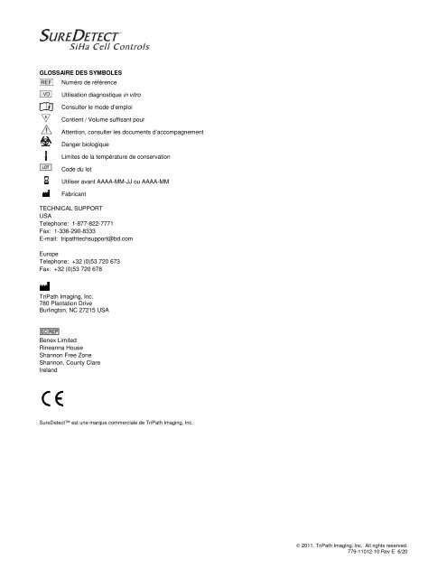 BD SureDetect™ SiHa Cell Controls