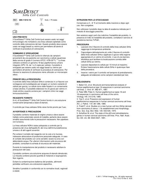 BD SureDetect™ SiHa Cell Controls