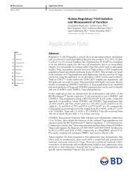 Human Regulatory T-Cell Isolation and ... - BD Biosciences