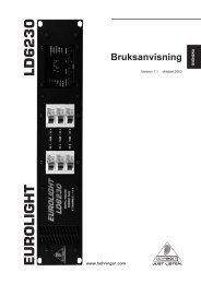 EUROLIGHT LD6230 - Behringer