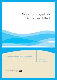 Alcohol- en druggebruik in Hoek van Holland - Bureau Beke