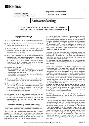 Ontdek de algemene voorwaarden - Belfius
