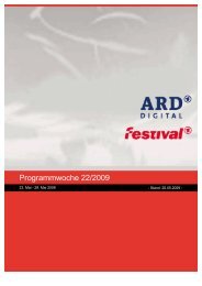 Programmwoche 22/2009 - ARD Digital